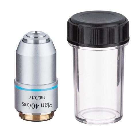 AmScope PA40X 40X (Spring) Plan Achromatic Microscope Objective,Silver in Kuwait