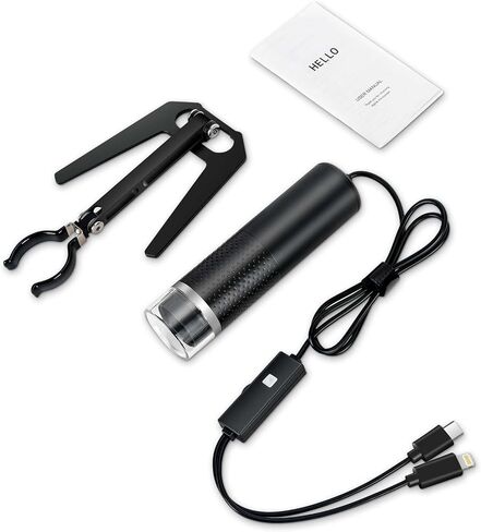 USB Digital Microscope for iOS and Android Devices (Not for Any PC) | 50x-1600x Magnification, 1920x1440P HD Portable Microscope Camera for Adults, Children, Students in Kuwait