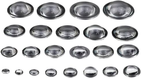 PMMA Convex Lens 10-38mm(5pcx18x8.4mm) in Kuwait
