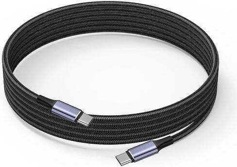 10 ft USB C Camera Tether Cable for Canon R5/R8/R6, USBC to USBC Tethering | Charger for Sony A9 III/A1 II/A1/A9 II, Data Transfer for Nikon ZF/Z8/Z9 in Kuwait