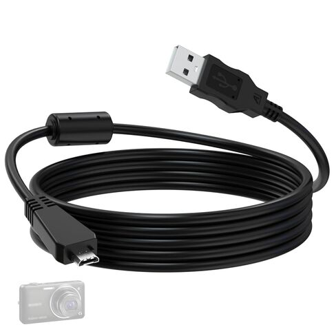 Zosvoses VMC-MD3 USB Data and Charger Cable Compatible with Sony Cyber-Shot DSC-W350 W360 W380 W390 W560 W570 WX7 WX9 WX30 H70 TX100 TX66 Digital Camera, 4.9ft in Kuwait