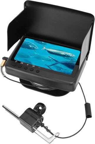 Fabater Underwater Fishing Camera HD 5MP 1080P with 220° Wide Angle for Ice Fishing 5 Inch Display in Kuwait