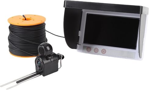 Fabater Durable Underwater Fishing Camera with Night for Platform Fishing Featuring 195° Viewing Angle and 5000mAh Battery in Kuwait