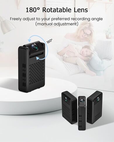 Mini WiFi Camera, 4K Security Wireless Camera | 2,4/5 GHz WiFi, Night Vision, Motion Detection, Remote Viewing for Security with iOS,Android Phone in Kuwait