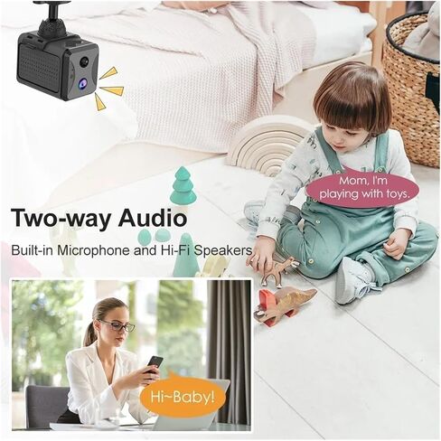 5MP 4G Sim Mini Camera WiFi 3800mAh Battery CCTV Security Camera Intercom PIR Detection Surveillance IP Camera(Only 128GB Card) in Saudi Arabia