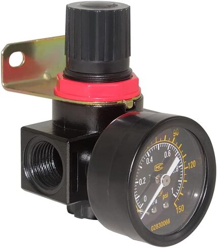 Beduan BR3000 3/8"NPT Air Compressor Regulator Combo,Manual Drain with Bracket,Psi Gauge in Kuwait