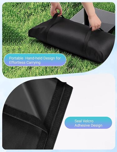 4 Packs Umbrella Base Weights Sandbags, Outdoor Sand Bags for Weight, Weatherproof Heavy Duty Weight Sandbag for Garden Furniture Umbrella Stand Cantilevers Poolside Accessories in Kuwait
