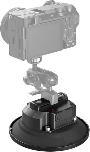 SMALLRIG Electric 5" Camera Suction Cup Mount for Car, 2000mAh, Tether | Safety tether for vehicles, high-performance electric motor, compatible with GoPro, DJI, Insta360. in Kuwait