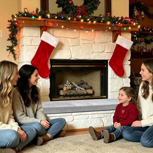 Fireplace Baby Proofing 2 Inch Thick Memory Foam Fireplace Cover Hearth Cushion Baby Proof, Non-Slip Removable Washable Cover for Kid Safty Edge Protector, 72" x 16" Grey in Kuwait