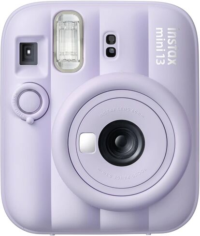 Fujifilm Instax Mini 13 Instant Film Camera Kit (Dreamy Purple, 20 Films) | Bundle Includes Slinger Clear Case, 4 Color Filters, Selfie Mirror, Album & Instax Mini Film, Polaroid Camera Style in Kuwait