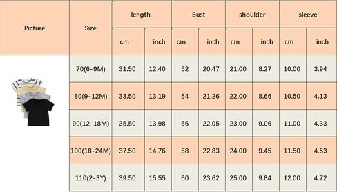 Toddler Boys Short Sleeve Tee Shirts Infant Cotton T-Shirt Multiple Tops with Crew Neck for Baby Boy Girls in Kuwait
