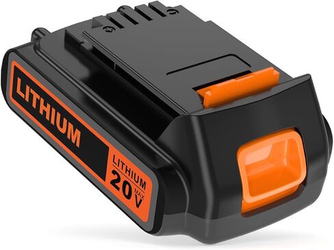18.5V-20 Volt MAX 2.0Ah Lithium Replacement for Black and Decker Battery LBXR20 LBX20 LB20 LB2X4020 Compatible with 20V Black and Decker Power+ Tools and All Power Lithium Ion Battery 2000mAh in Saudi Arabia