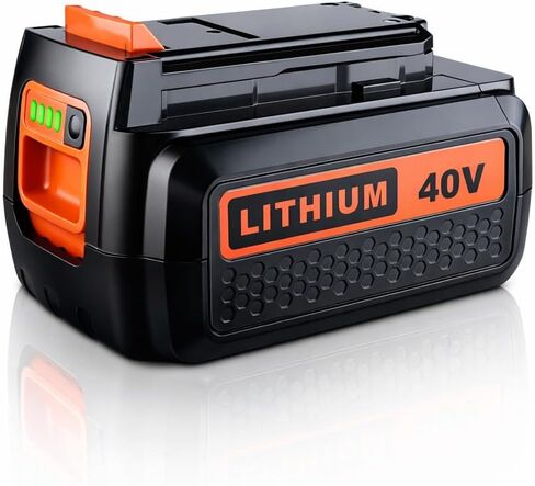 VANTTECH 40V 4.0Ah LBXR36 Battery Replacement for Black and Decker 40V Lithium Battery LBX2040 LBXR2036 LBX1540 LBX2540 Tools LST136 LHT2436B LSW36 LCC340C LCS1240B Tool Power Battery in Kuwait