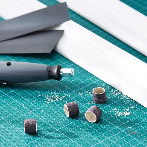Dremel Sanding Bands Multipack, 6 Bands (13 mm - Grit 120) for Wood, Metal, Plastic; Gray in Kuwait