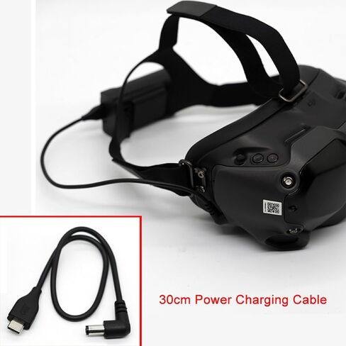 30cm /11.81 inch Power Cable for DJI FPV Combo Goggles V2 Glasses, Replacement Chargine Battery Cable in Kuwait
