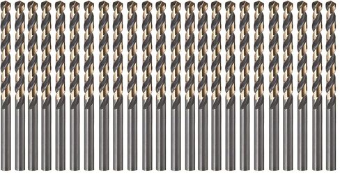 12 PCS, 5/32", Black and Gold Coated Twist Drill Bits, Pack in Plastic Bag in Kuwait