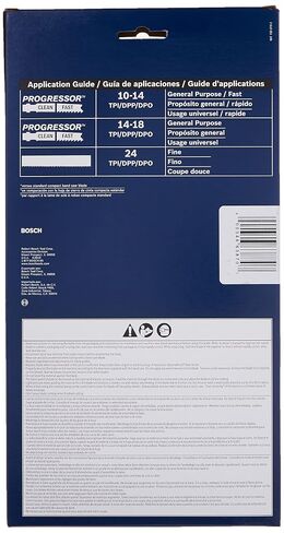 Bosch CBS1418 3 Pc. 28-7/8 In. 14-18 TPI General-Purpose Portable Band Saw Blades in Kuwait