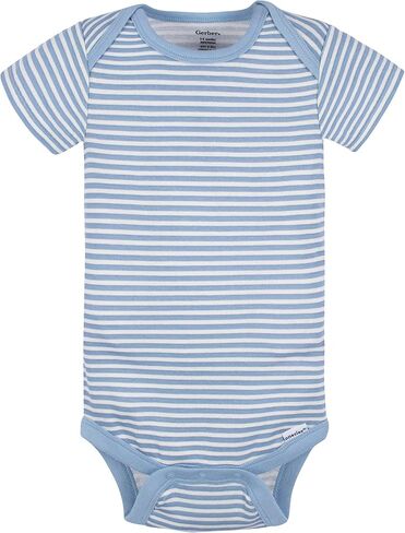 Gerber Baby Comfy Stretch 5-Piece Short Sleeve Onesie Bodysuit Pants Set in Kuwait
