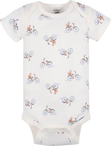 Gerber Baby Comfy Stretch 5-Piece Short Sleeve Onesie Bodysuit Pants Set in Kuwait