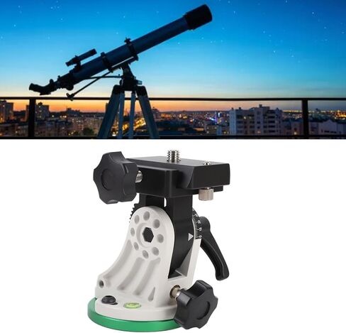 Diyeeni Latitude Adjustment Seat, Aluminum Alloy 0-90 Adjustable Equatorial Wedge Instrument Latitude Base, Equatorial Telescope Mount for Astronomy Telescope in Kuwait