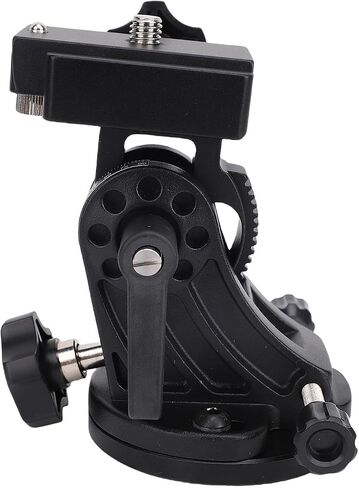 Latitude Adjustment Seat, 90 Degree Aluminum Alloy Latitude Base for, 3/8 Inch Thread Equatorial for Astronomy Telescope Photography Accessory (Black) in Kuwait