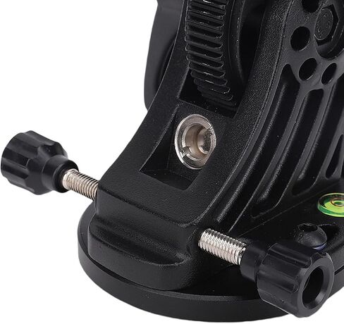 Latitude Adjustment Seat, 90 Degree Aluminum Alloy Latitude Base for, 3/8 Inch Thread Equatorial for Astronomy Telescope Photography Accessory (Black) in Kuwait