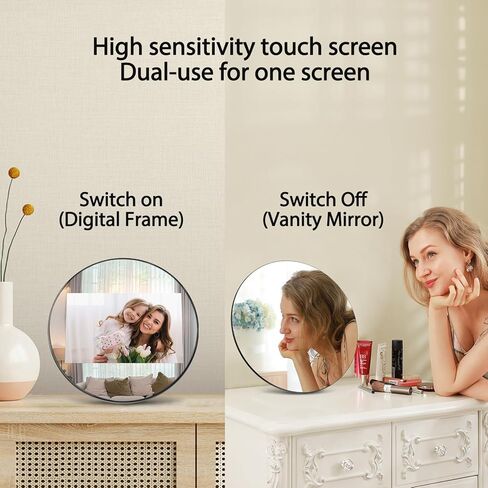 Frameo Digital Picture Frame,2K HD IPS Touch Screen 32GB Storage | Auto-Rotate Wall Mount,Up-Market Gifts for Mom Father,Share Photos/Videos from Phone in Kuwait
