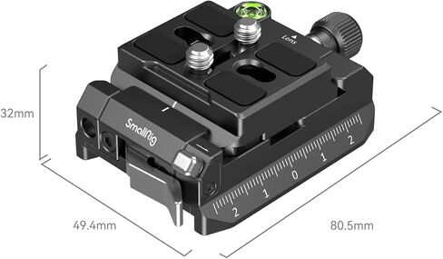 SMALLRIG Universal 15mm Rail Support System with 15mm Rod Clamp and Quick Release Plate - 2272 in Saudi Arabia