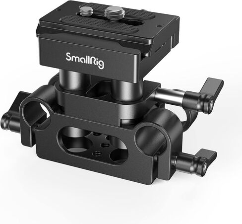 SMALLRIG Universal 15mm Rail Support System with 15mm Rod Clamp and Quick Release Plate - 2272 in Saudi Arabia