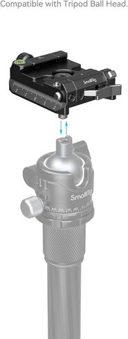 SMALLRIG Universal 15mm Rail Support System with 15mm Rod Clamp and Quick Release Plate - 2272 in Saudi Arabia