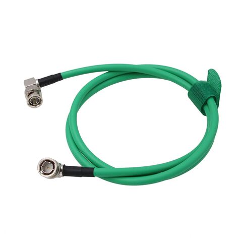 Raw 12G 4K 60fps 6G 3G HD SDI Video Cable Right Angle BNC Canare LV-61S 75 ohm Coaxial Shielded for Sony Alexa DSMC2 Camera Blackmagic SmallHD Atomos Monitor (50cm, Green) in Kuwait