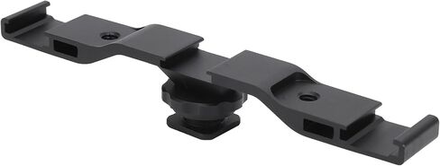 Aluminum Alloy Cold Shoe Extension Mount, Camera Accessories Bracket with 1/4in Screw Hole and 3 Cold Shoe Ports, for Camera Fill Light Microphone in Kuwait