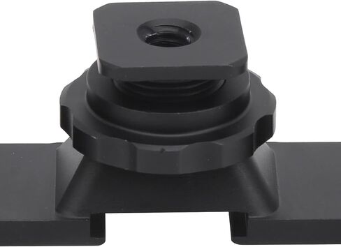 Aluminum Alloy Cold Shoe Extension Mount, Camera Accessories Bracket with 1/4in Screw Hole and 3 Cold Shoe Ports, for Camera Fill Light Microphone in Kuwait