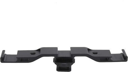 Aluminum Alloy Cold Shoe Extension Mount, Camera Accessories Bracket with 1/4in Screw Hole and 3 Cold Shoe Ports, for Camera Fill Light Microphone in Kuwait
