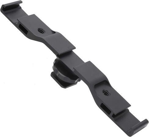 Aluminum Alloy Cold Shoe Extension Mount, Camera Accessories Bracket with 1/4in Screw Hole and 3 Cold Shoe Ports, for Camera Fill Light Microphone in Kuwait