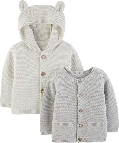 Simple Joys by Carter's Baby 2-Pack Knit Cardigan Sweaters in Kuwait