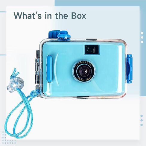 4 Pcs Disposable Waterproof Cameras, Underwater Cameras for Snorkeling and Diving, 1.4 in (3.5 cm) Lens Film Cameras, Compact for Outdoor Sports, Travel, and Adventure in Kuwait