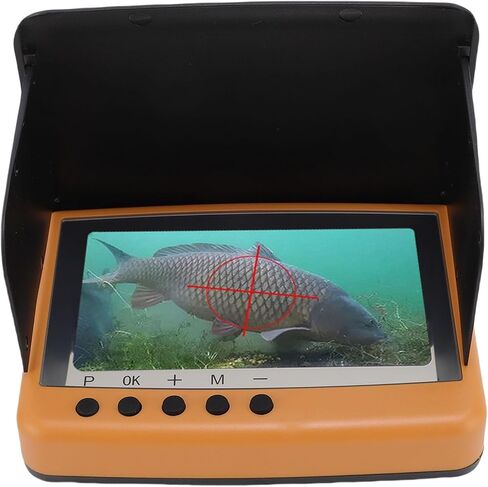 Fabater Underwater Fishing Camera with 25M Cable, FHD 5MP, Portable Fish Finder for Fishing Enthusiasts, 4.5" Organic LED Screen in Kuwait