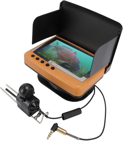 Fabater Underwater Fishing Camera with 25M Cable, FHD 5MP, Portable Fish Finder for Fishing Enthusiasts, 4.5" Organic LED Screen in Kuwait