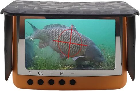 Fabater Underwater Fishing Camera with 25M Cable, FHD 5MP, Portable Fish Finder for Fishing Enthusiasts, 4.5" Organic LED Screen in Kuwait