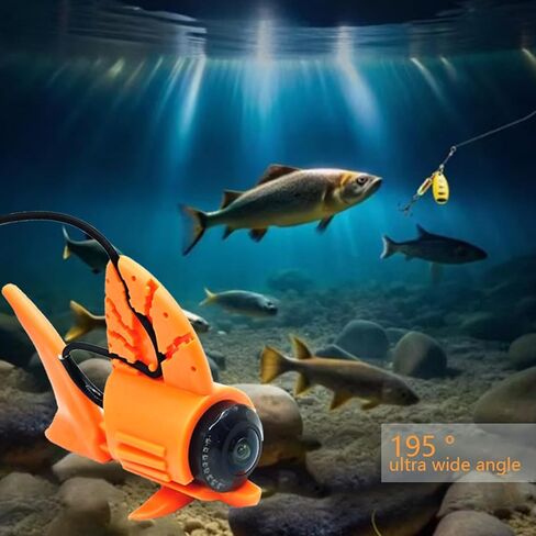 Fabater 1080P HD Underwater Fishing Camera with 4.3" Display for Boat Ice Fishing, 30m Cable Fish Finder in Kuwait
