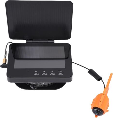 Jiawu 195° Wide Angle Underwater Fishing Camera with 4.3" Screen for Ice Fishing, High Definition Fish Finder in Kuwait