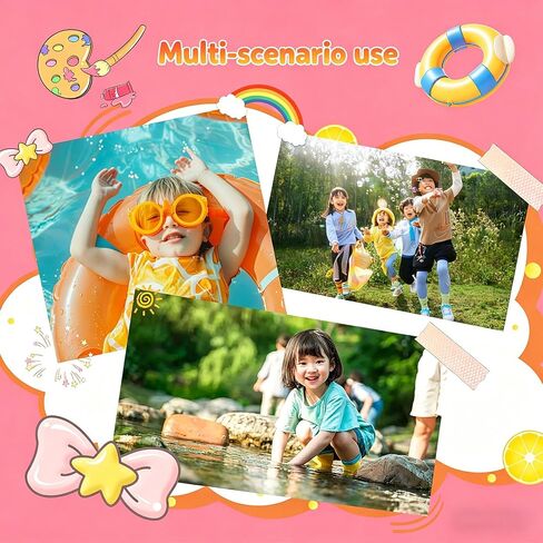 Floating Camera for 48MP Resolution 8X Digital Magnification Strong ABS Build with Lanyard Swimming Pool Camera in Kuwait