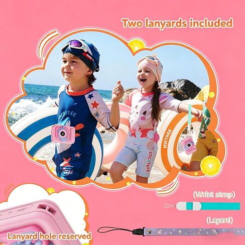 Floating Camera for 48MP Resolution 8X Digital Magnification Strong ABS Build with Lanyard Swimming Pool Camera in Kuwait
