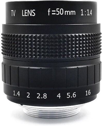 50mm C Mount F1.4 3.0MP Lens C Mount 2/3 Inch Television TV Lens Industrial Camera Lens in Kuwait