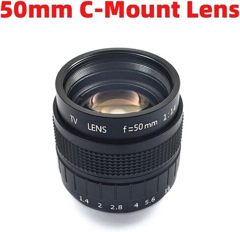 50mm C Mount F1.4 3.0MP Lens C Mount 2/3 Inch Television TV Lens Industrial Camera Lens in Kuwait