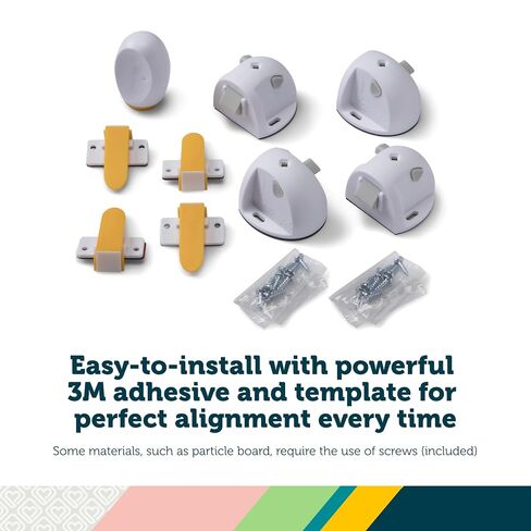 Safety 1st Adhesive Magnetic Lock System, 4 Locks And 1 Key in Kuwait