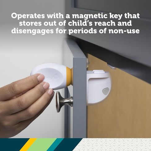 Safety 1st Adhesive Magnetic Lock System, 4 Locks And 1 Key in Kuwait