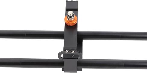 60cm Motorized Camera Slider, Motorized Camera Trolley with Adjustable Alloy Track Rail, Portable Spliced Rail System with Anti - Shake Design for L5i Car Special in Kuwait