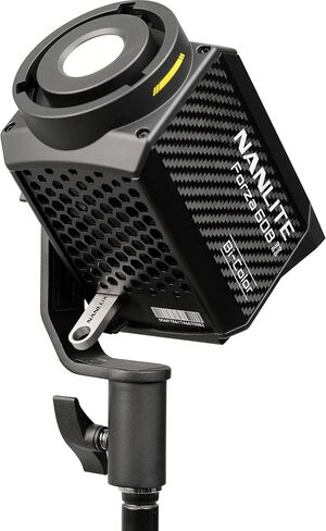 Nanlite Forza 60b Ii Bi Color LED Spotlight with Bowens Adapter | Bi-Color 2700-6500K, Cri 96 and Tlci 98, 72W, Includes 45 Degree Mini Reflector, Bh-Fz60 Battery Grip in Kuwait